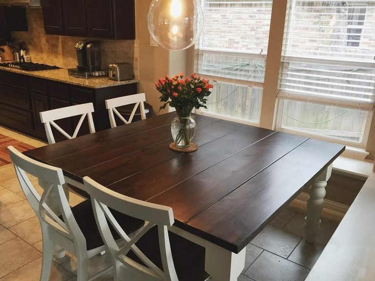 rustic 52 inch kitchen table