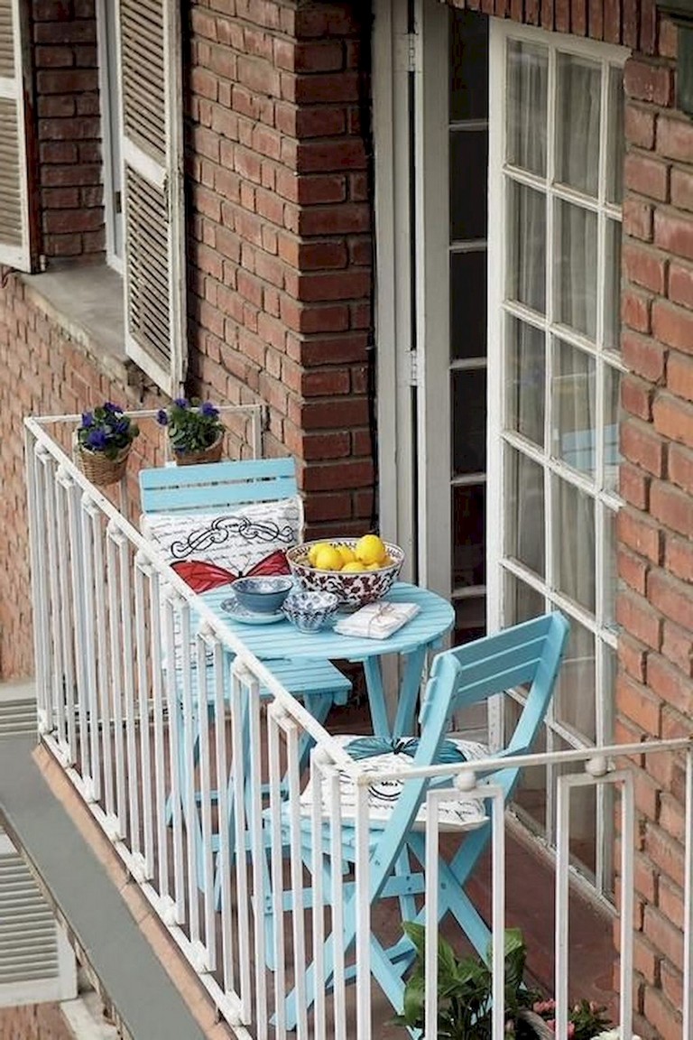 80+ Best Small Apartment Balcony Decorating Ideas - Page 70 of 87