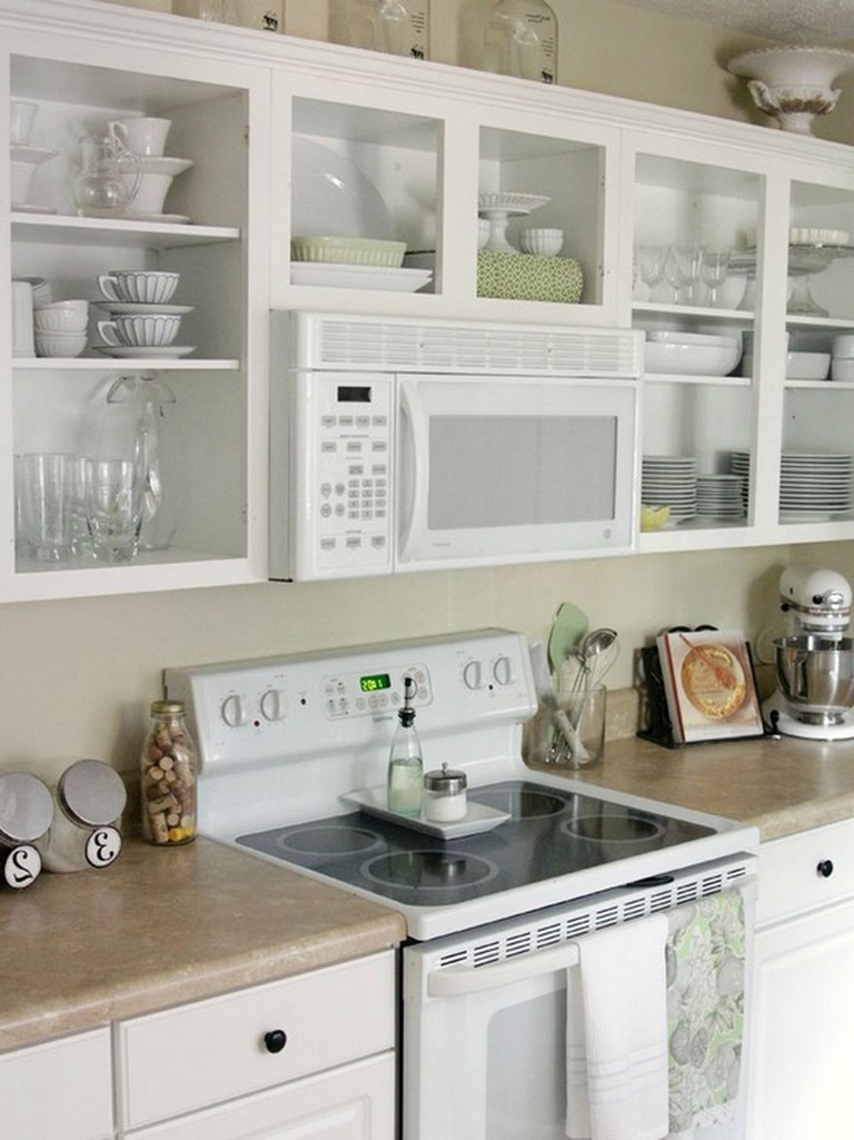 Open Cupboards Kitchen Design